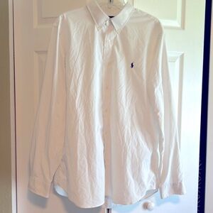 Polo Ralph Lauren Button Down Dress Shirt XL - White